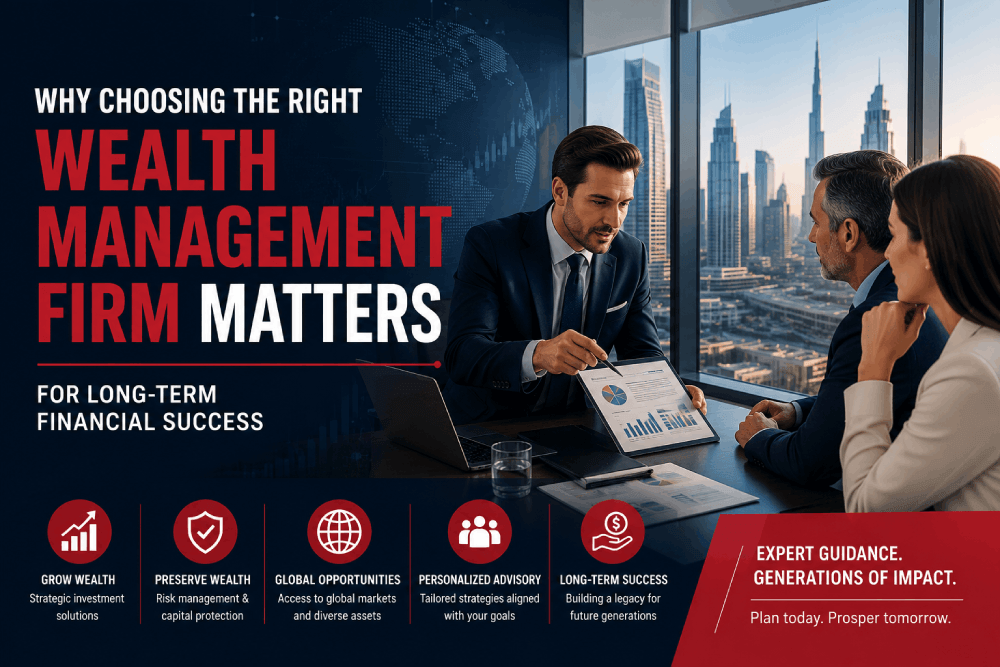 Wealth Management Firm providing personalized investment advisory, risk management, wealth preservation, and global investment solutions for long-term financial success.